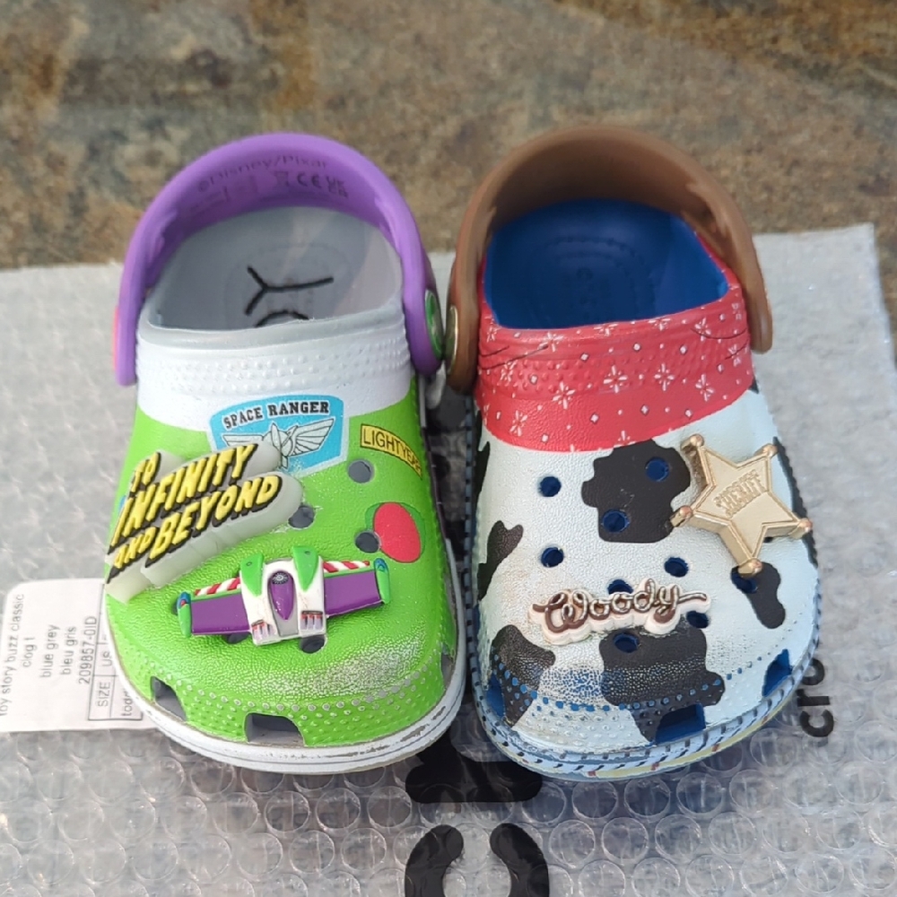 Kids Buzz And Woody Crocs